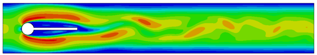 Ergebnisse der CFD Simulation des TUREK-Benchmarks